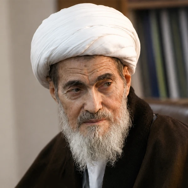 تصویر آیت الله مشکینی - به این آیه امید دارم